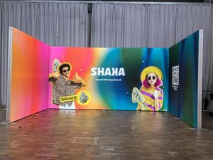 Hiển thị dọc dấu hiệu triển lãm biểu ngữ ánh sáng Hộp 2 mặt khung nhôm <span class=keywords><strong>LED</strong></span> quảng cáo lightbox cho triển lãm thương mại - Product Image 2