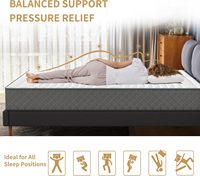 Ensemble de chambre à coucher matelas compressé King-Size moderne de haute qualité Base de lit fonctionnelle pour meubles de maison pour salon
