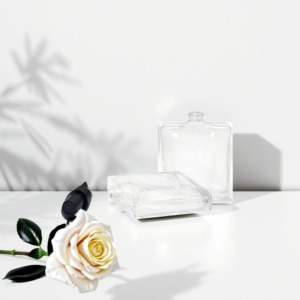 Produsen botol parfum mewah buatan khusus <span class=keywords><strong>28ml</strong></span> botol minyak esensial stoples kaca dengan tutup botol parfum kosong