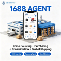 Transitaire DDP tout-en-un, Agent d'approvisionnement 1688, Achat en Chine, Consolidation, Transport multimodal, Porte-à-porte complet