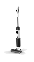Aspirateur sans fil portable humide/sec avec filtration HEPA, moteur sans balais, auto-nettoyant, écran LED et commande vocale