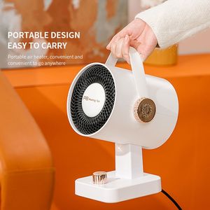 Taşınabilir ısıtıcı fanı 2 In 1 Combo masaüstü elektrikli küçük soğutma ve ısıtma fanı taşınabilir kapalı kullanım için PTC seramik uzay ısıtıcı - Product Image 4