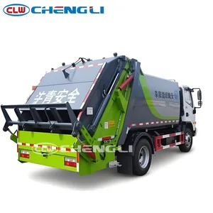 Camión Compactador de Basura con Cargador Trasero, 18t, Capacidad de Carga 6.8t, 190HP, Motor Cummins, para Recolección de Residuos Urbanos - Product Image 4