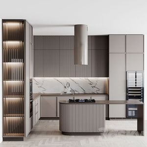 Phật sơn nhà máy tùy chỉnh toàn Bộ nhà bếp tủ bếp đá thạch anh bàn tùy chỉnh rắn tủ gỗ tùy chỉnh - Product Image 5