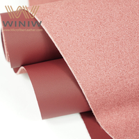Cuir Synthétique Imitation Peau de Chagrin PU, Matériaux pour Nœuds, Tissu Imitation Cuir, Faux Cuir