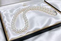 Collier de perles d'eau de mer Akoya de qualité supérieure