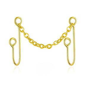 Nuevo Anillo de <span class=keywords><strong>Nariz</strong></span> Falso de Acero Inoxidable con Cadena, Piercing Falso para la <span class=keywords><strong>Nariz</strong></span>, Anillo de <span class=keywords><strong>Nariz</strong></span> con Cadena, Joyería de <span class=keywords><strong>Clip</strong></span> para la <span class=keywords><strong>Nariz</strong></span> - Product Image 5
