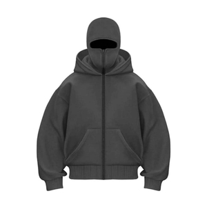 Dcy nặng bông quá khổ Hoodies, Bông Hoodie Chất lượng cao biểu tượng tùy chỉnh, đôi trùm đầu hoodie Balaclava - Product Image 1
