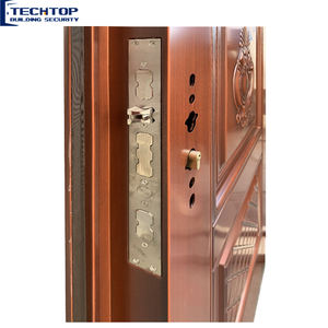 Tech top — portes <span class=keywords><strong>d</strong></span>'<span class=keywords><strong>entrée</strong></span> double de qualité garantie, en acier personnalisé, fabriqué en chine - Product Image 6