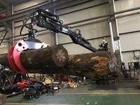 Pour grue forestière lourde |   Chargeurs forestiers hydrauliques, tracteurs, remorques à bois |   Machine de levage de bois rotative à 360 degrés, 3 tonnes