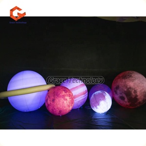 Système solaire Planètes du système solaire Ballon gonflable de lune à LED, Jupiter, Terre, Mars, Soleil, Uranus, <span class=keywords><strong>Neptune</strong></span> Système solaire pour décorations - Product Image 2