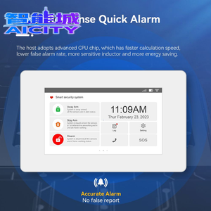 ระบบเตือนภัยอัจฉริยะสำหรับบ้านพร้อมกล้อง Wifi วิดีโอ<span class=keywords><strong>รีวิว</strong></span> และฟังก์ชั่นควบคุมด้วยเสียง <span class=keywords><strong>Alexa</strong></span> - Product Image 4