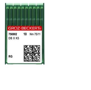 Aiguille à coudre GROZ-BECKERT DB de haute qualité, lisse, pour machine à coudre à point de boutonnière, machine à relier, zigzag, double aiguille, acier inoxydable, argent - Product Image 6