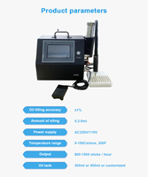 Machine de remplissage de cartouches à huile épaisse chauffée de haute qualité avec tuyau manuel CE FCC