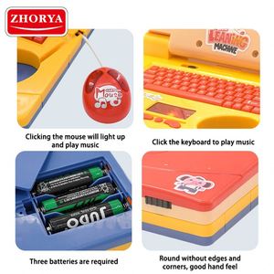 Ordinateur portable éducatif pour enfants Zhorya Mini, machine d'apprentissage précoce, jouets informatiques pour l'apprentissage précoce - Product Image 5