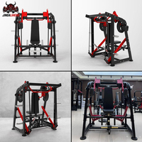 Machine à pullover assis à charge libre pour l'entraînement de la force du dos et du haut du corps en salles de sport commerciales