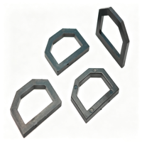 Boucle en D en plastique solide en forme de pentagone, attache durable pour sangle de sac, idéale pour la réparation