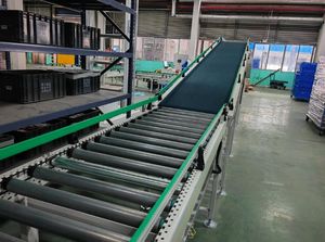 Kutu Palet Taşıma Sistemi için Rulolu Poli-V Kayışlı Esnek Rulolu Konveyörler - Product Image 6