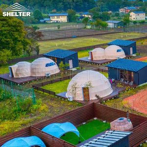 Al Aire Libre de lujo PVC iglú cúpula geodésica casa hotel Cupula <span class=keywords><strong>Iglu</strong></span> DOM de lujo glamping con bano cúpula carpas con horizonte - Product Image 2