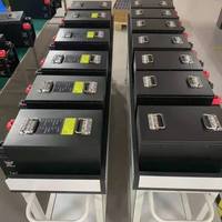 Batterie au lithium LiFePO4 12V 50Ah 100Ah pour système de stockage solaire prix d'usine