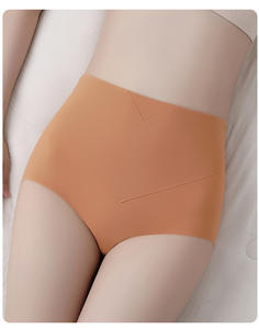 2024 Women's High Waist <b>Light</b> Body Bikini ODM Seamless Double-Layer Glue <b>Point</b> Pressure Shaping Sexy Abdomen Pants Knitted - Product Image 2