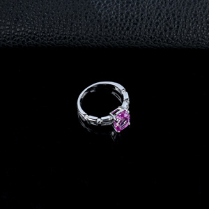 Anillo de Plata de Ley S925 con Zafiro Padparadscha - Product Image 4
