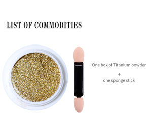 Mode Nouveau Plongeant la Poudre Poudre De Titane Velours Sens Aspect Miroir Gel Polonais Pour La Décoration Des <span class=keywords><strong>Ongles</strong></span> - Product Image 4