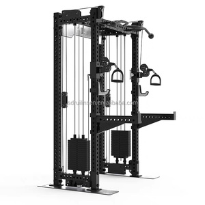 RLS Fitness Commercial Gym Power Rack Machine Multi-Power Half Rack Cable Tower para equipo <span class=keywords><strong>de</strong></span> ejercicio <span class=keywords><strong>de</strong></span> entrenamiento <span class=keywords><strong>de</strong></span> hombro - Product Image 3