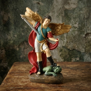 Nueva Escultura Decorativa de Ángel para el Hogar, Adorno Religioso, Estatua de San Miguel para Regalo Empresarial - Product Image 1