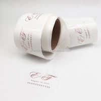 Étiquettes autocollantes transparentes personnalisées, étanches, pour l'emballage, avec logo, étiquettes pour bouteilles de vin