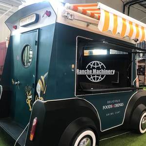 Mobile Concession Food Trailer Taco Box Pizza Trailer Ice Cream BBQ Food Truck Trailer <b>with</b> Full Kitchen Equipped - Product Image 5