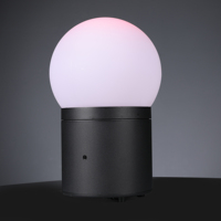Projecteurs de scène LED IP65 6x15W étanches à batterie lithium, contrôlés DMX512, RGBWA+UV 6-en-1 pour parcs à thème, 50 000 heures