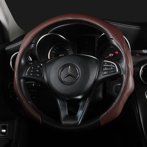 ที่หุ้มพวงมาลัยหนัง38ซม., อุปกรณ์เสริมแฟชั่นสำหรับรถยนต์อเนกประสงค์ดีไซน์สปอร์ต2022 - Product Image 4