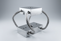 Isolateur de câble métallique compact professionnel GR1-3.3D-A en aluminium/acier inoxydable, amortisseur de vibrations pour voiture RC, drone, caméra UAV