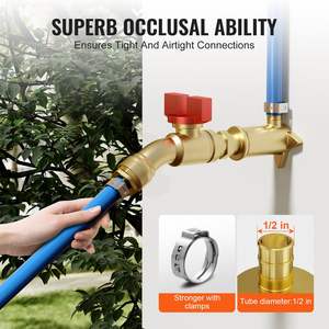 25ชิ้น1/2 \" อุปกรณ์ท่อเกลียวภายนอกแบบหนีบทองเหลือง1/2 "NPT สำหรับอากาศ - Product Image 6