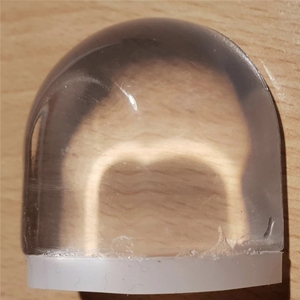 Clear Acrylic Self Adhesive Invisible Secure Kids <strong>Door</strong> Stopper with Wall Shield &amp; Silencer Function LERIS Brand School Use - Product Image 6