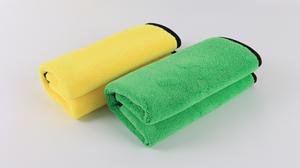 Toalha de Lavagem de Carro Premium 40xcm em Microfibra Coral - Macia, Absorvente, Sem Riscos, Multicolorida para Detalhamento Automotivo - Product Image 3