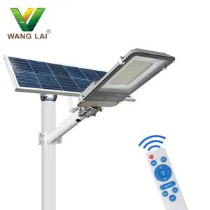 De alta potencia al aire libre ip66 impermeable 100w 150w 200w 300w todo en uno integrado solar smd led la luz de calle