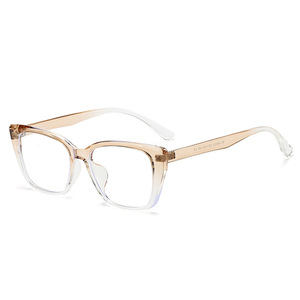 Nouvelles lunettes anti-lumière bleue tendance, forme triangulaire œil-de-chat, style naturel, rétro et polyvalent, vente en gros transfrontalière - Product Image 2