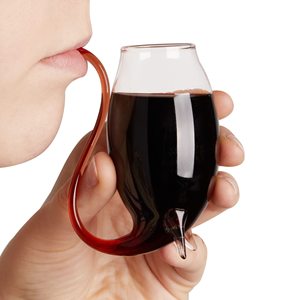 Cristalería única de 80/200Ml al por mayor, tazas de bebida de jugo de pie alto, <span class=keywords><strong>copa</strong></span> de vino de bebida de canguro de cristal transparente creativa - Product Image 2