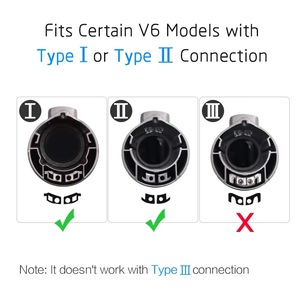 Cabezal de Cepillo de Rodillo Eléctrico de Plástico de Repuesto para Aspiradoras de Mano Dysoner <span class=keywords><strong>V6</strong></span> V7 V8 V10, Accesorios para el Hogar - Product Image 4