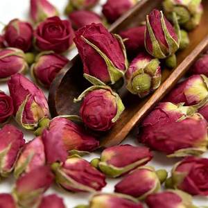 תה ורדים אורגני איכותי עם קצוות זהובים, ניצני ורדים מיובשים, טעם פרחוני מתוק, עשיר בויטמין C, ניצני ורדים מיובשים לשתייה יומיומית - Product Image 5