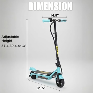 Envío Rápido en EE. UU. Patinete Eléctrico para Niños 24V 200W con Motor sin Escobillas/Motor de Cubo, Patinete Eléctrico Infantil con Marco de Acero y Plataforma de Plástico - Product Image 2