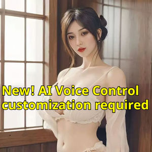 Hoogwaardig aanpasbaar klemzuigend warmte-aanraakbaar spraakgecontroleerd siliconenmodel van een vrouwelijk volledig lichaam realistisch seksspeeltje - Product Image 2