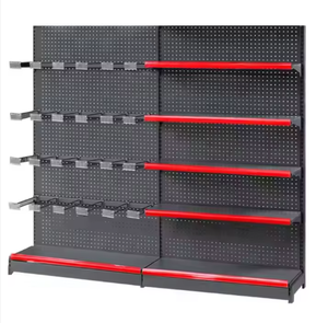 Equipo de Diseño para Tiendas de Conveniencia, Exhibidor de Dulces y Bocadillos de Doble Cara, Ligero, con Rejilla Metálica, Estantes para Supermercados - Product Image 3