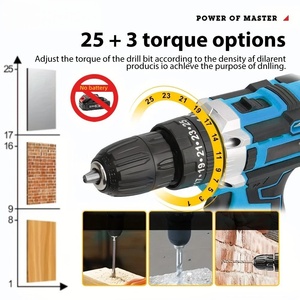 Nouvel arrivage : Kit combiné d'outils électriques sans fil avec perceuse électrique, batterie au lithium et ensemble multi-outils certifié CE pour le bricolage et le travail du bois - Product Image 4