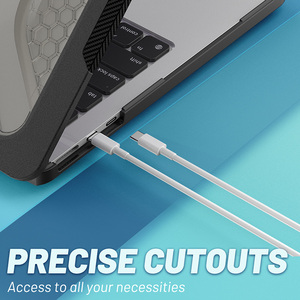 Dành Cho MacBook Air M2 13.6 2022 A2681 Ốp Chống Va Đập TPU Trong Suốt Chống Trầy Xước Mới Vỏ Máy Tính Xách Tay Giá Đỡ Gập Gập Gập Gồ Ghề Bằng Nhựa Mờ - Product Image 6