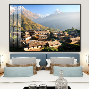 <span class=keywords><strong>Peinture</strong></span> en porcelaine cristalline avec cadre en aluminium, <span class=keywords><strong>paysage</strong></span> <span class=keywords><strong>de</strong></span> montagne enneigée imperméable 2026, pour la décoration murale <span class=keywords><strong>de</strong></span> la maison et <span class=keywords><strong>de</strong></span> l'hôtel - Product Image 4
