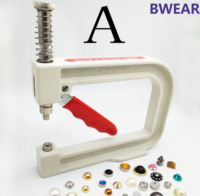 Machine manuelle de pose de perles à pression légère, outil de fixation de perles rondes, vente directe usine à prix réduit