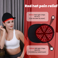 IDEATHERAPY Gorro de Terapia de Luz Roja de Grado Médico 660nm 850nm, Gorra de Terapia de Luz Roja para Salón de Belleza Capilar